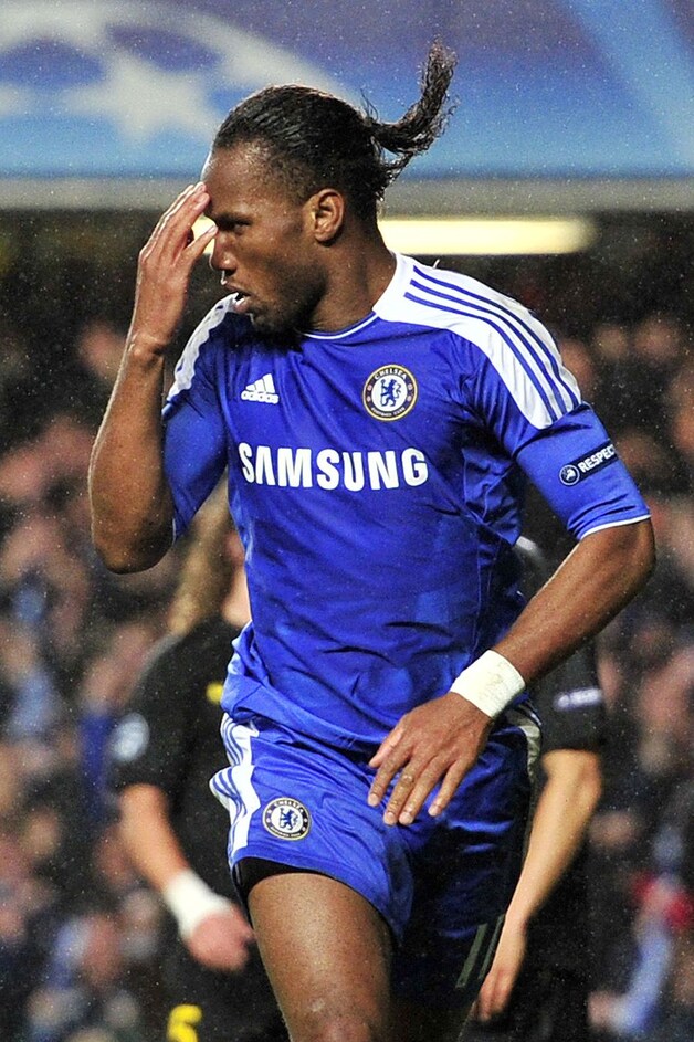 Drogba benutte de enige kans voor de Blues.