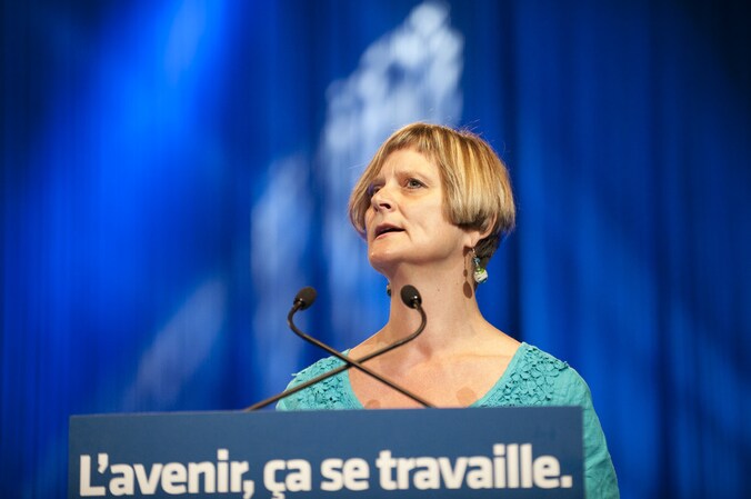 Sabine Laruelle (MR), minister van Middenstand.