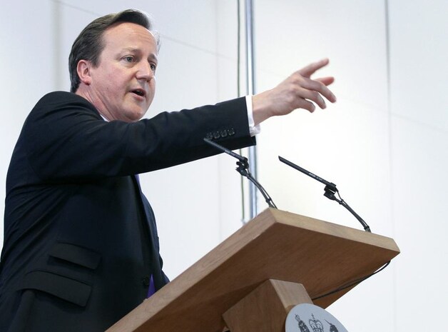 De Britse premier David Cameron.
