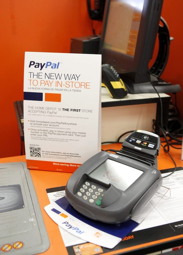 Proefproject voor betalingen met PayPal in Amerikaanse Home Depot-winkels.