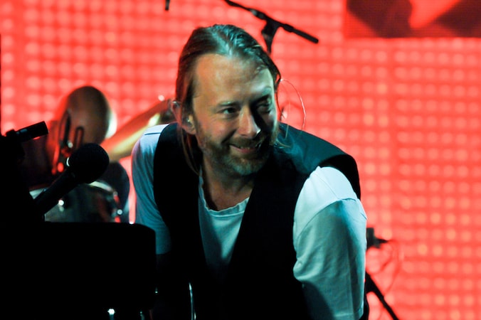 De Radiohead-entourage reageerde eerder laconiek op de protesten.