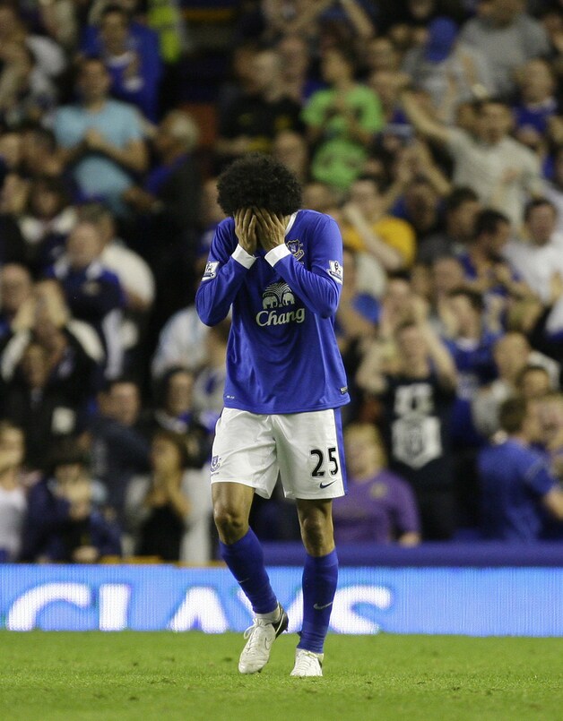 Fellaini was de uitblinker van de avond.