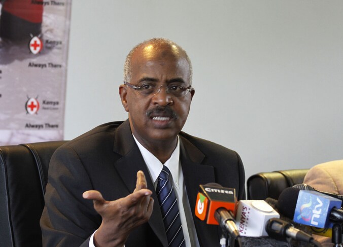 Abbas Gullet, Secretaris-Generaal van het Keniaanse Rode Kruis.
