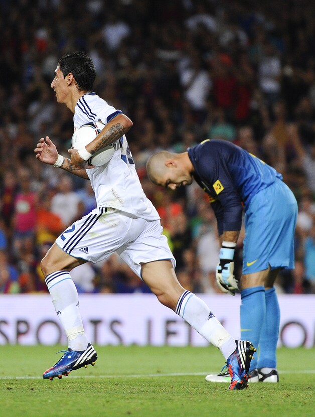 85': Valdes buigt het hoofd na een blunder, Di Maria profiteert.