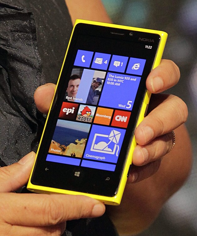 De Lumia 920.