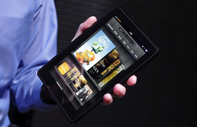 De Kindle Fire, de populaire tablet van Amazon.