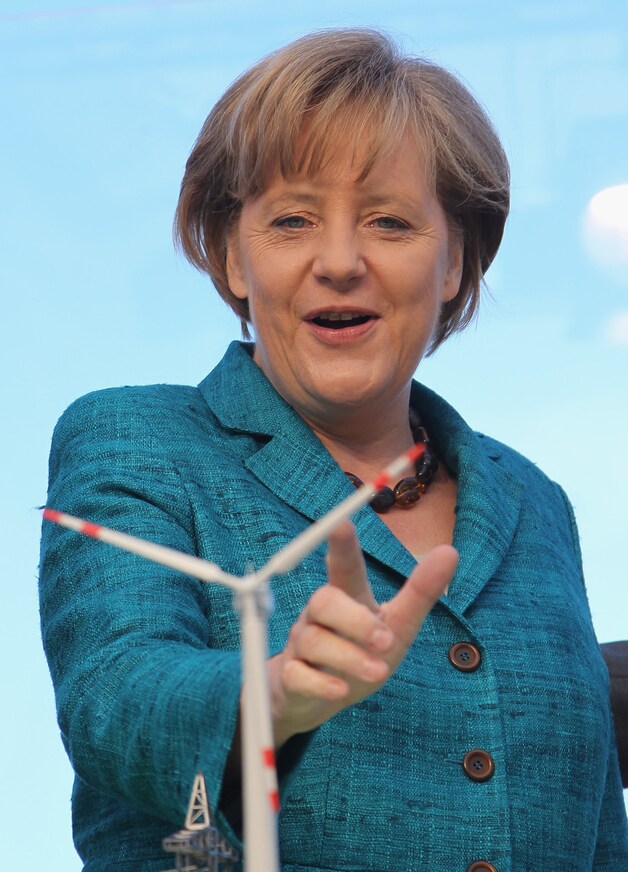 Voor Bondskanselier Angela Merkel is het groene energieplan cruciaal voor herverkiezing.