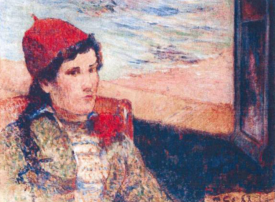 Dit doek van Paul Gauguin werd samen met zes andere doeken geroofd uit de Kunsthal.