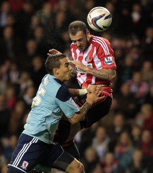 Sunderland onderuit tegen Middlesbrough.