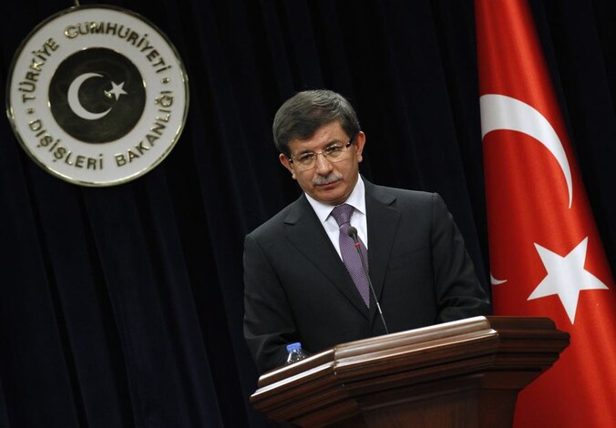 Ahmet Davutoglu, de Turkse minister van Buitenlandse Zaken.