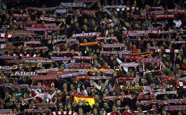De supporters zagen een sterk Atletico.