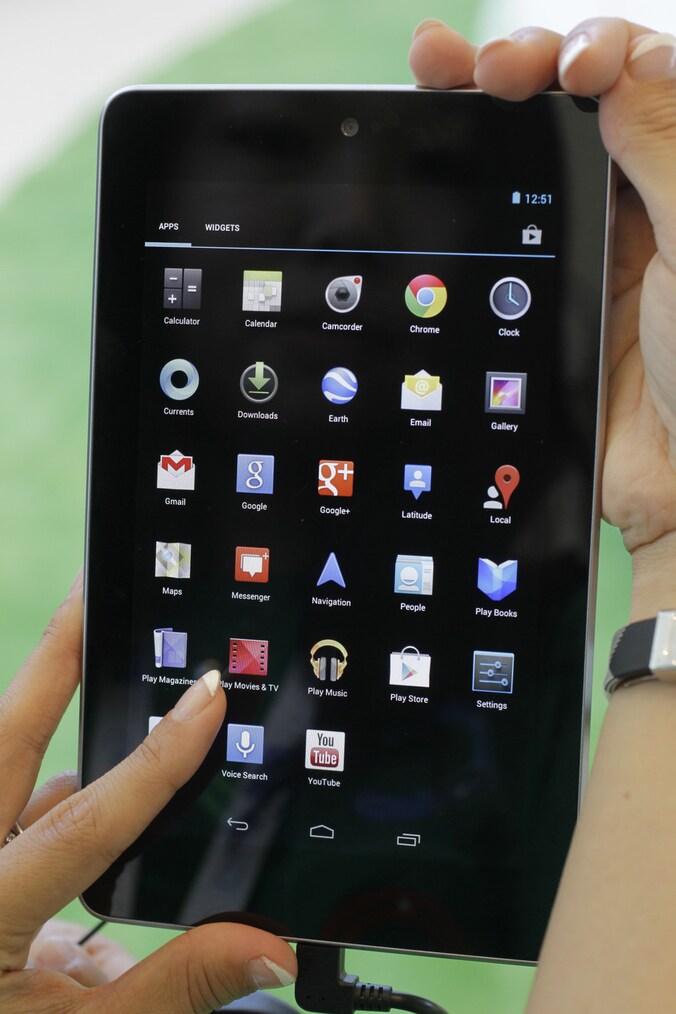 De Google Nexus 7.