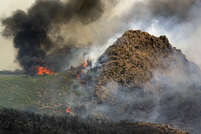 Bosbranden verwoesten het Canarische eiland La Gomera.