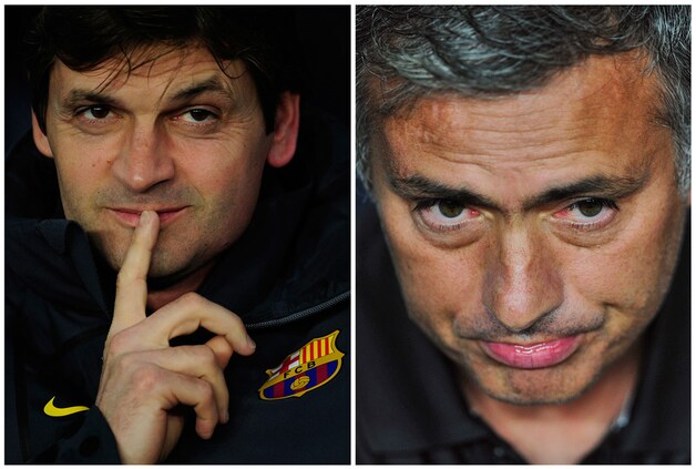 Vilanova-Mourinho: ongetwijfeld een geladen weerzien.