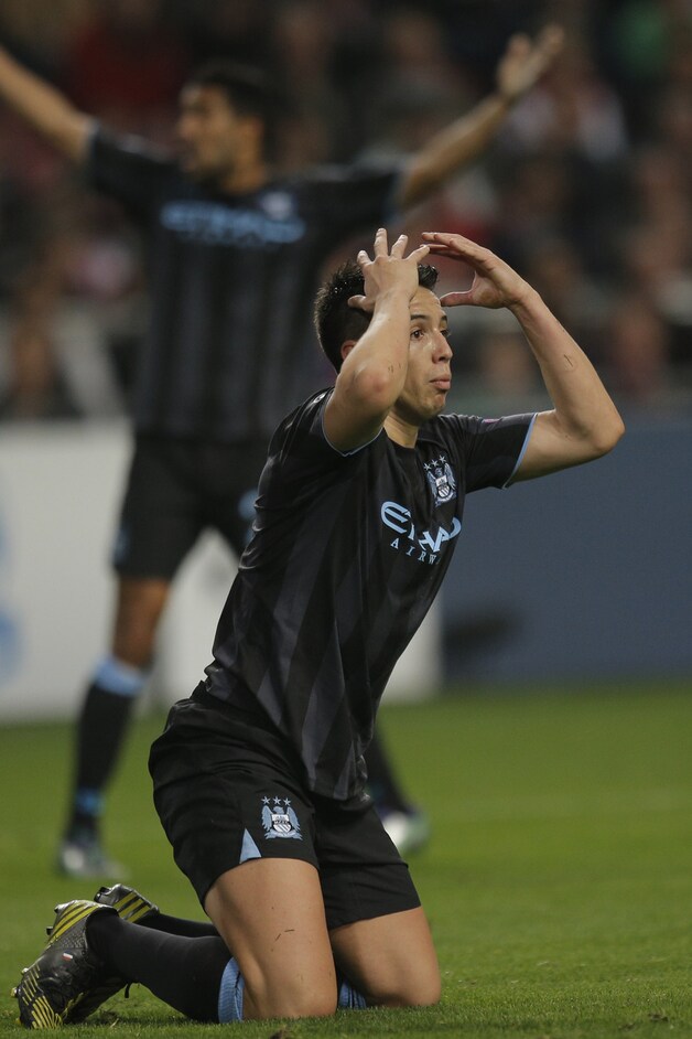 Samir Nasri kan het niet geloven.