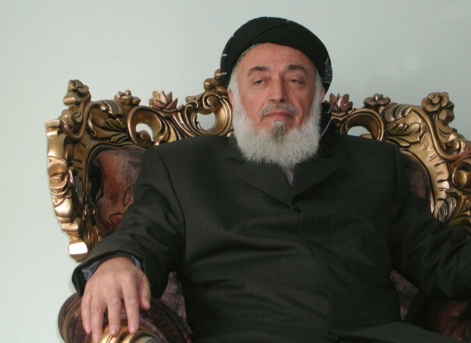 Burhanuddin Rabbani, hier in 2002.