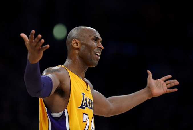 De Amerikaanse basketballer Kobe Byant.