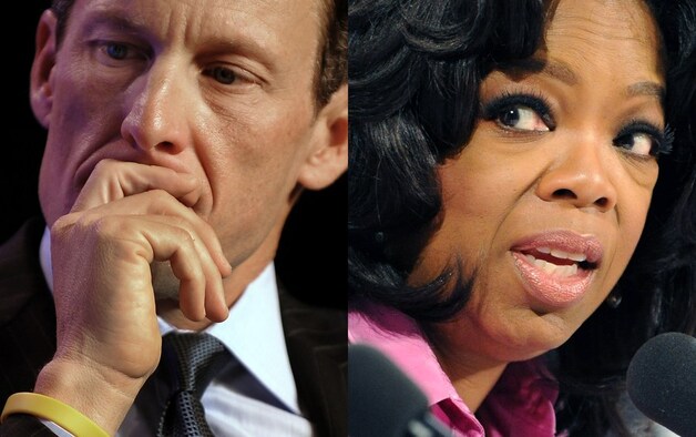 Lance Armstrong en Oprah Winfrey.