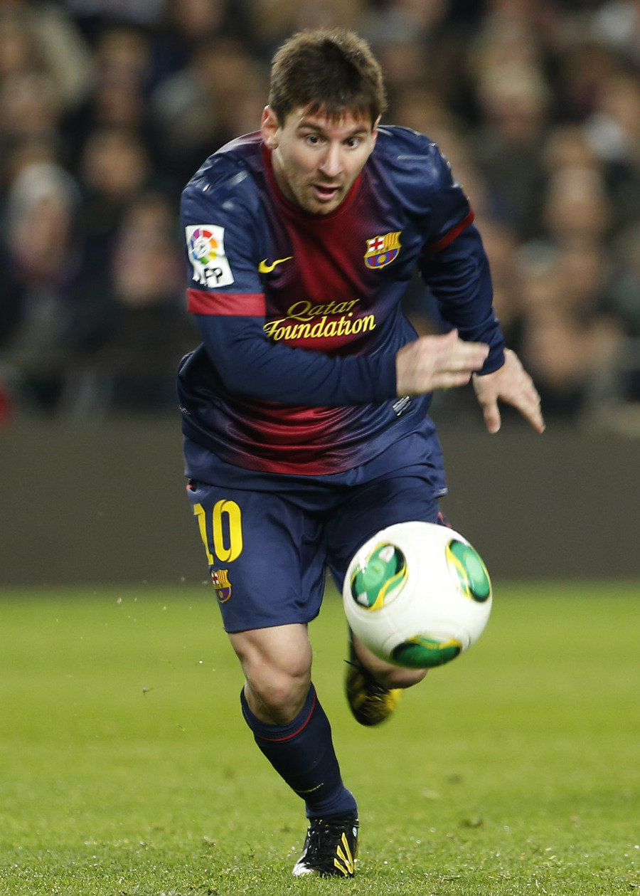 Messi scoorde de 1-1.