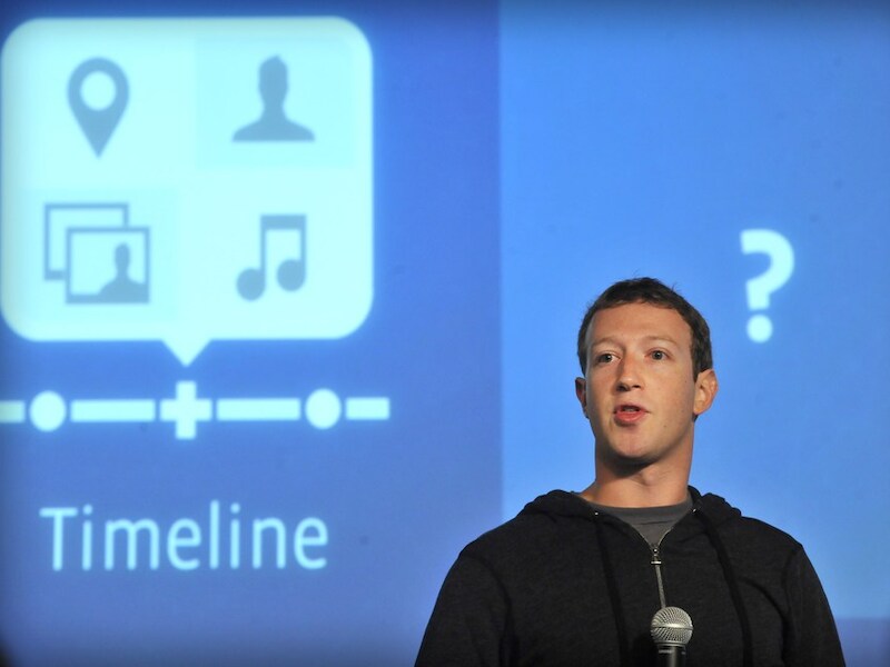Facebook-oprichter Mark Zuckerberg.