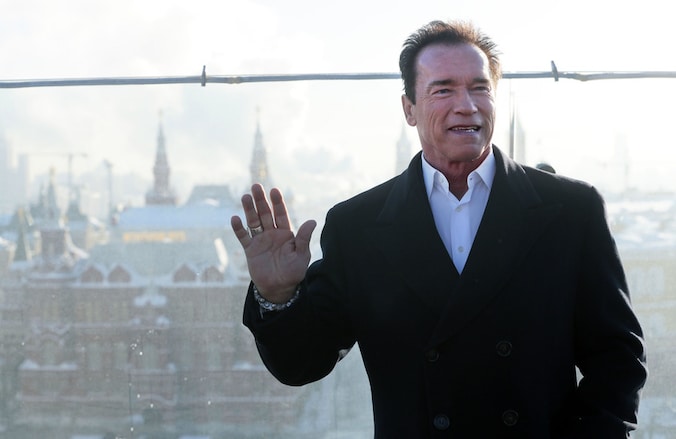 Hollywoodster Arnold Schwarzenegger.