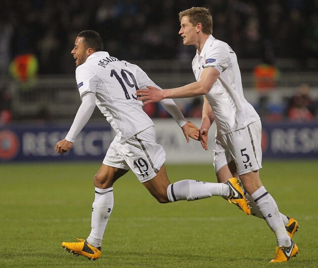 De Belgen aan het feest, want ook Vertonghen speelde de volledige match.