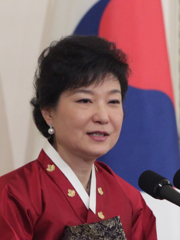 De Zuid-Koreaanse presidente Park Geun-Hye.