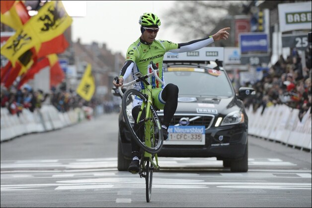 Sagan kwam solo over de streep.