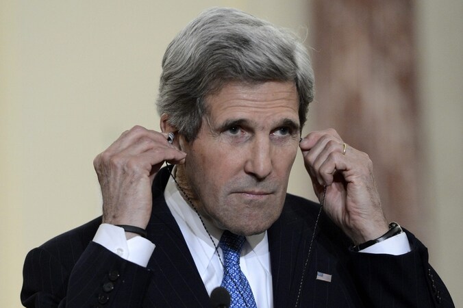 Amerikaans minister van Buitenlandse Zaken John Kerry.