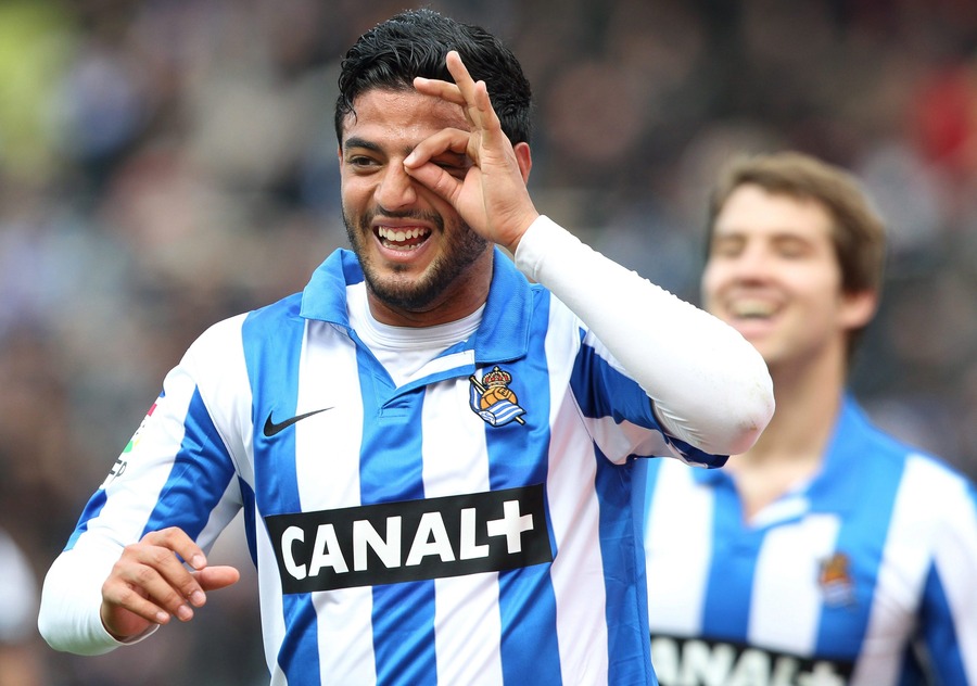 Carlos Vela zorgde voor een leuke namiddag in het Anoeta.