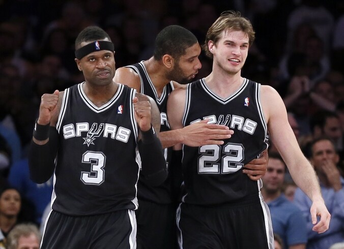 Stephen Jackson (links).