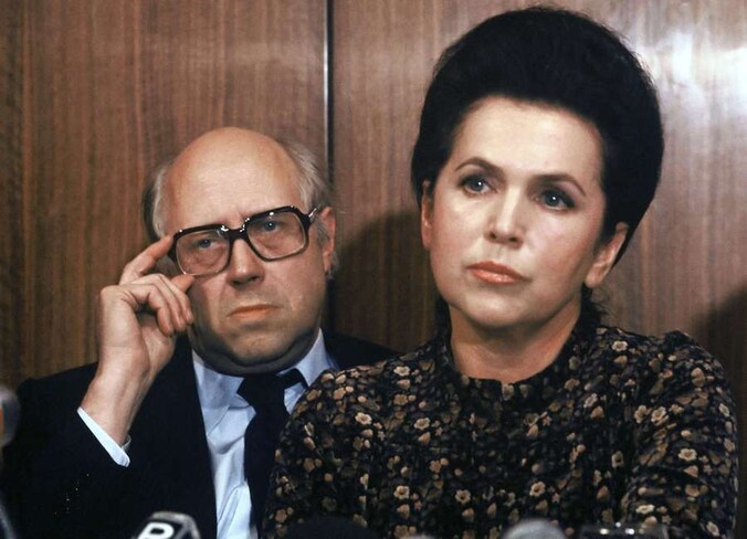 Mstislav Rostropovich en Galina Visjnevskaja in 1978.