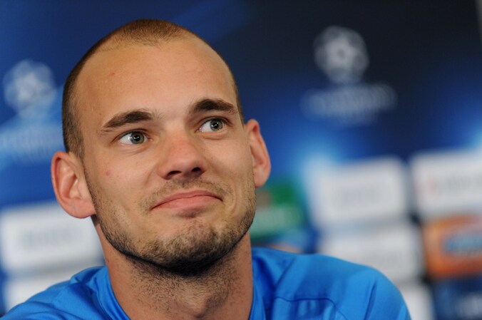 Wesley Sneijder lijkt grof wild op de transfermarkt.