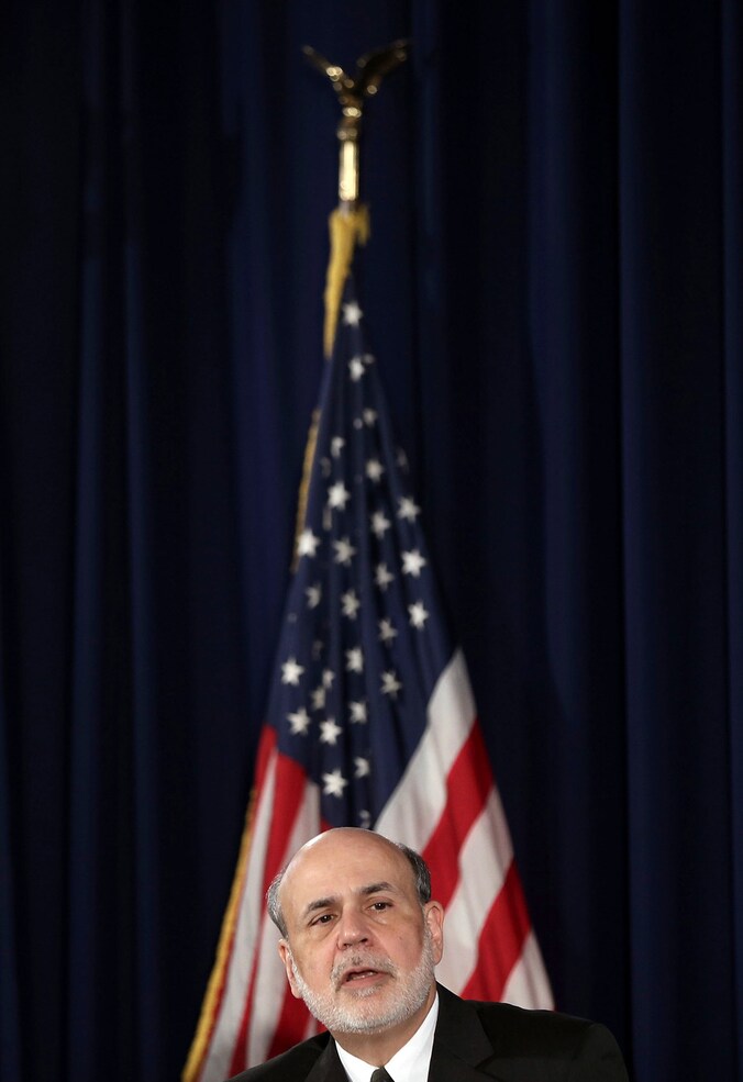 Fed-voorzitter Ben Bernanke.