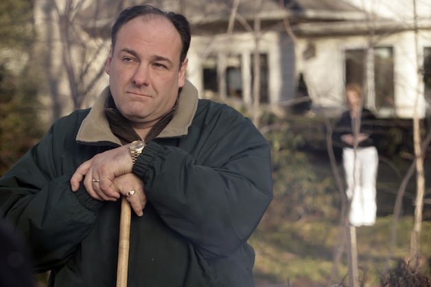 Gandolfini als Tony Soprano in 'The Sopranos'.
