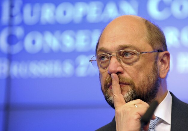 Martin Shulz, president van het Europees parlement.