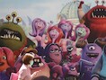 Affiche voor Monsters University op straat in Singapore.
