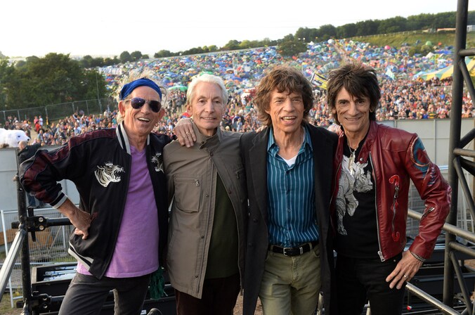 The Rolling Stones op Glastonbury
