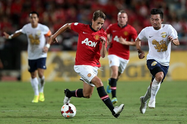 Januzaj liet zich een paar keer opmerken.