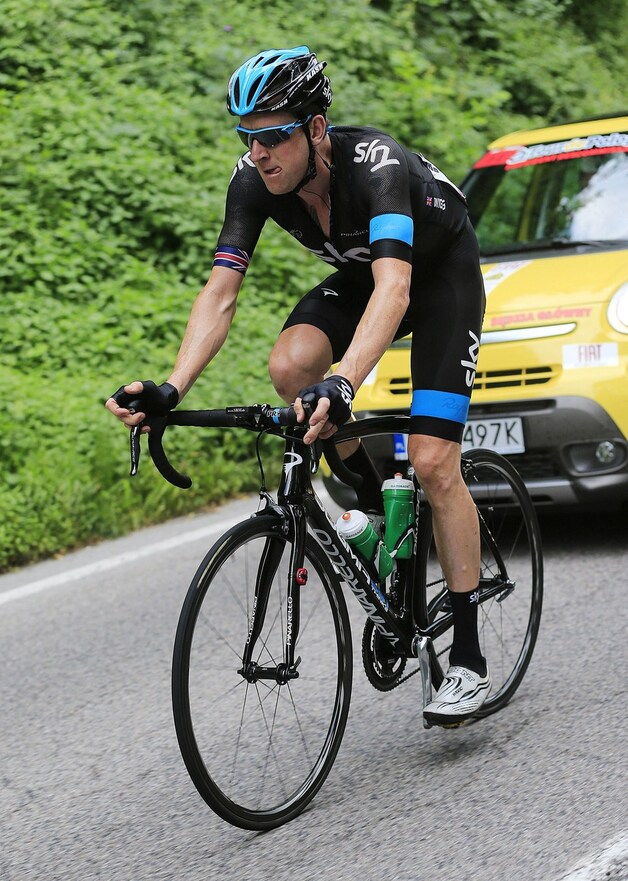 De beste Wiggins kwam weer boven in de tijdrit.