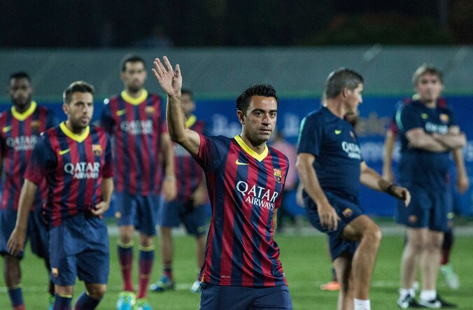 Xavi en co toonden hun kunstjes in de Westelijke Jordaanoever