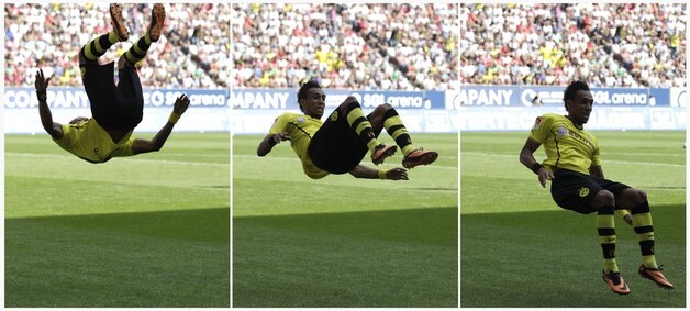 Elk doelpunt moet gepast gevierd worden, vindt Aubameyang