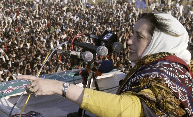 Benazir Bhutto.
