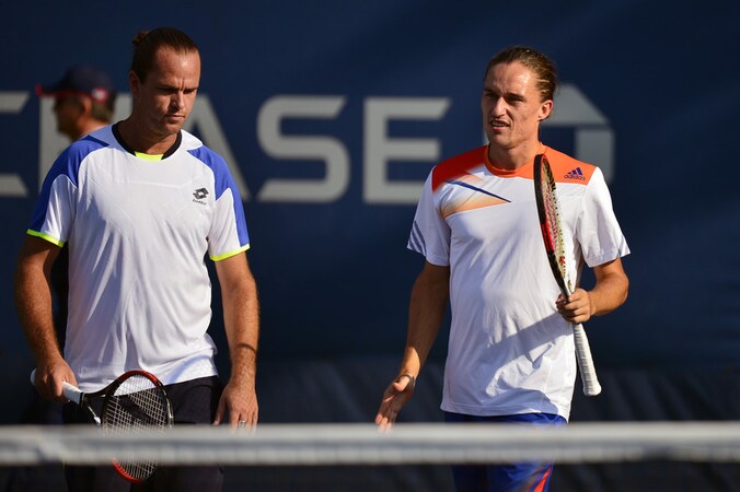 Xavier Malisse met Alexandr Dolgopolov.