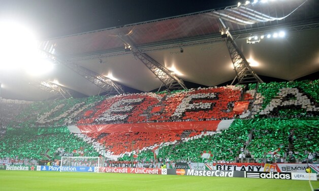 De fans van Legia bleven met een kater achter.