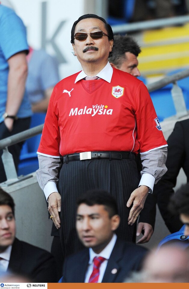 Vincent Tan, de excentrieke eigenaar van Cardiff