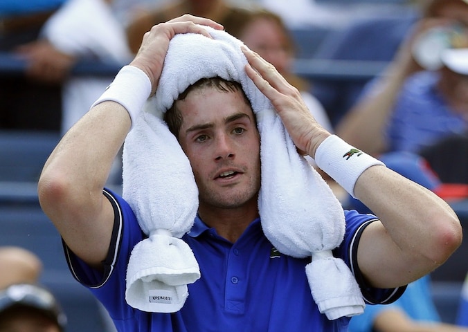 John Isner verloor in vier sets van Philipp Kohlschreiber.
