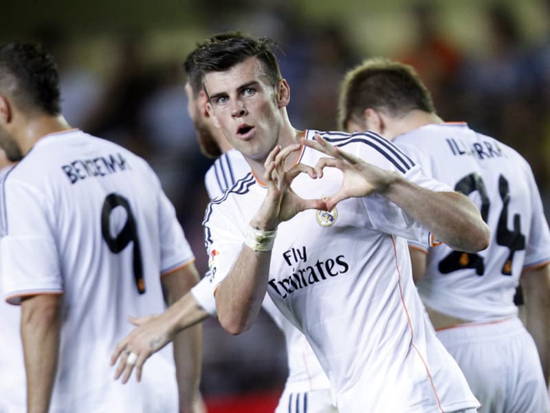 Bale debuteerde met een goal en een hartje voor de Real-aanhang