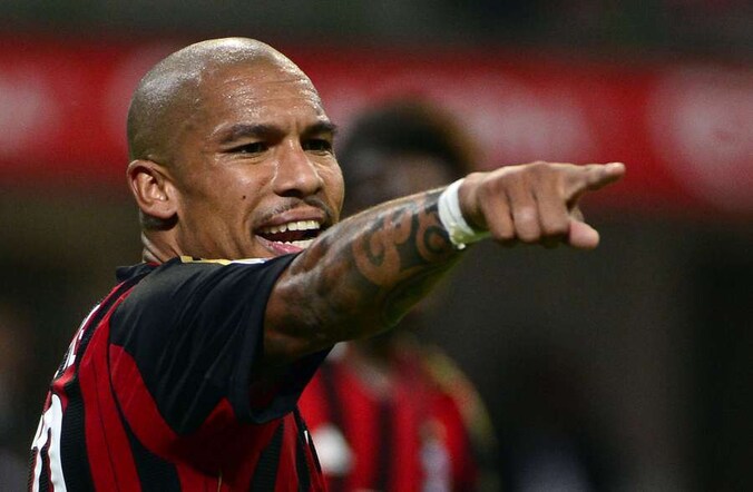NIgel de Jong stond in de basis bij Milan.