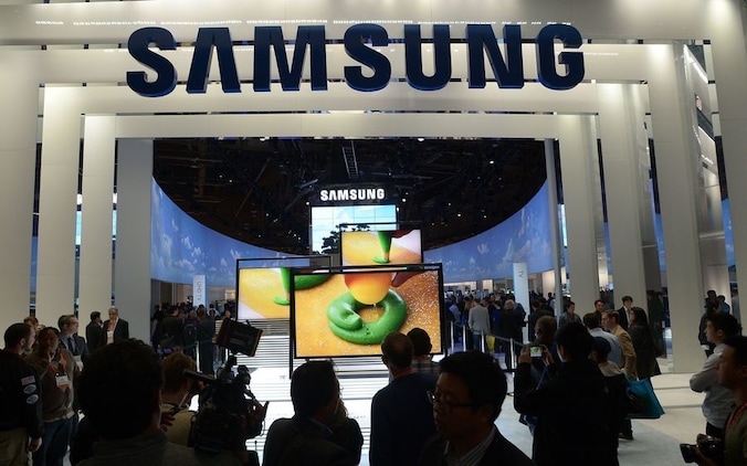 Samsung-conferentie in Las Vegas in januari van dit jaar.